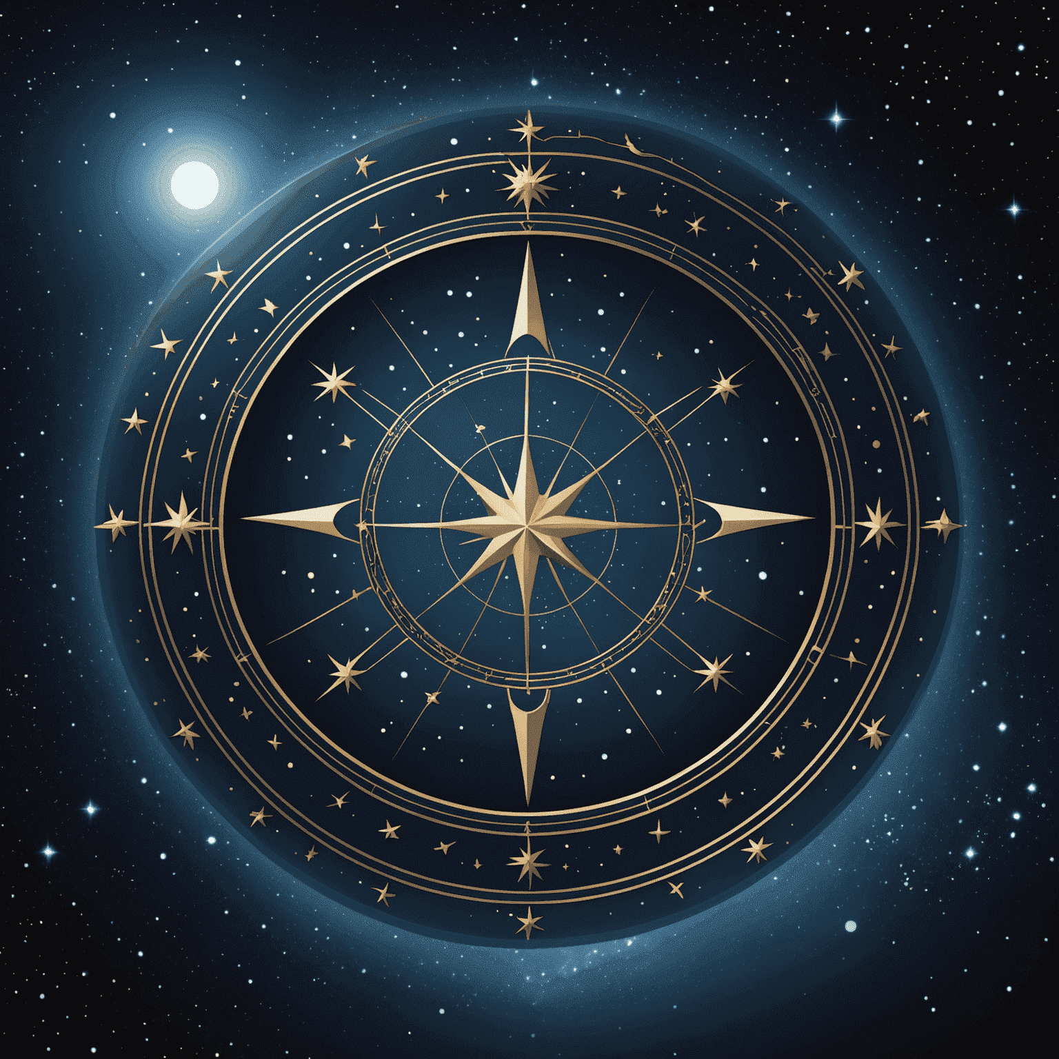 Logo de StarSign Insights Portal News - Un logo élégant avec des étoiles et des symboles zodiacaux sur un fond de ciel nocturne